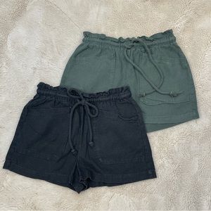 Universal Thread Linen Shorts Bundle XS